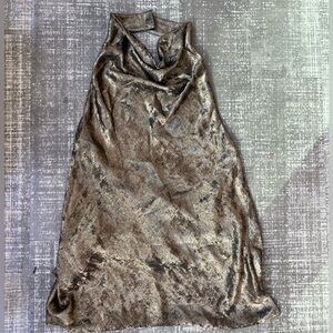 GOLD VERONICA BEARD SATIN TOP